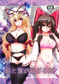 [+5 (taka♂)] Aka to Murasaki ga Mazaru Toki (Touhou Project) [Digital] page 1