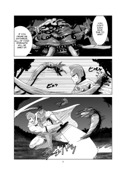 [Mousou Wakusei (Moritake)] Ken to Mahou to Kaibutsu to (Zenpen) | Warrior [English] page 3