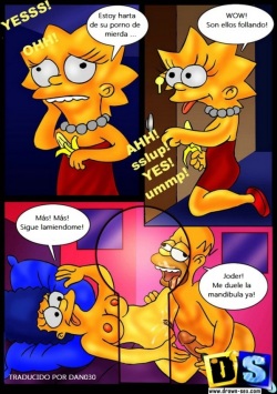 Noche en Casa de Los Simpsons Spanish Español page 2