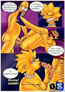 Noche en Casa de Los Simpsons Spanish Español page 5