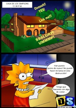 Noche en Casa de Los Simpsons Spanish Español