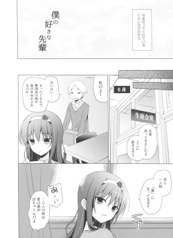 (C85) [SEM;COLON (Mitsu King)] Boku no Suki na Senpai page 5