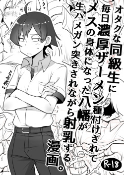 Mainichi Tanetsuke Sare te Mesu no Karada ni Natta Hachiman ga Hamerare nagara Shanyuu Suru Manga