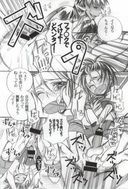 [Kanakana Shoutengai (Riuta Gao)] Sailor wa Sentou Fuku da! (Gag Manga Biyori) page 7