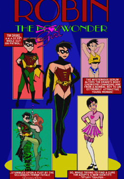 Robin The Girl Wonder, Superman's Pal Jamie Olsen, Fan Art