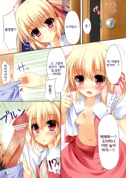 (Kouroumu 8) [Uzukikan (U☆tsuki)] Ichakotsu Flan! (Touhou Project) [Korean] [버섯] page 5
