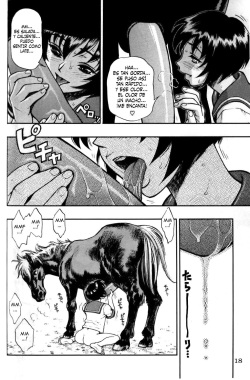 (C53) [Nippon H Manga Kyoukai (Minazuki Juuzou)] Uma to Sailor Fuku | El Caballo y el Uniforme de Marinero (Close-up Gendai "Soukan Ni-gou") [Spanish] [Gokiburi] page 4