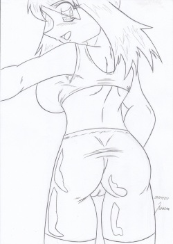 My miny May / Haruka - pokemon advanced sketches work 8 page 7