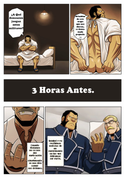 [Tora Shutsubotsu Chuui (Zelo Lee)] Gousei Juu Shuusei Kenkyuu | el comportamiento de la investigación (Fullmetal Alchemist) [Spanish] [Tori-traducciones] page 4
