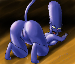 Marge Simpson  - Blue Cat Marge